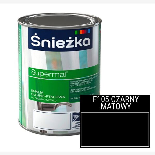 F105 CZARNY MAT